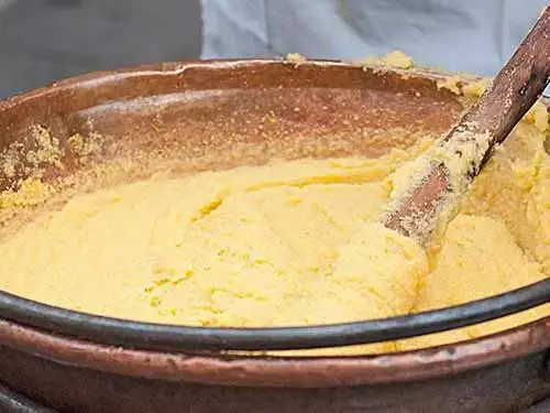 Polenta  Walser Hotel bb restaurant Le Alpi Formazza valley